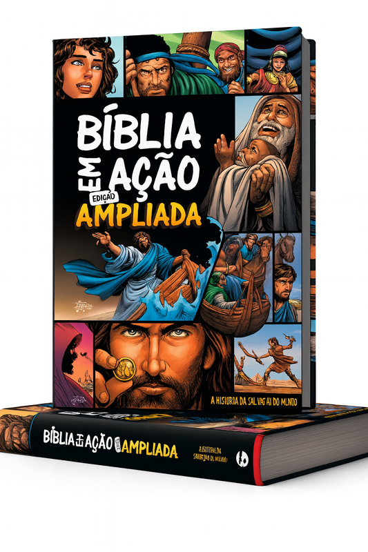 Bíblia em Quadrinhos: Descubra a Palavra em Forma de Aventura - Traduzida para o Português